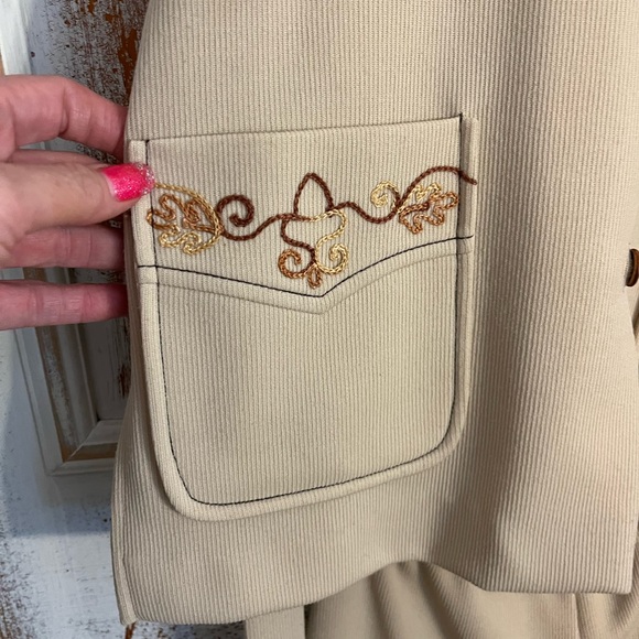 Three piece polyester leisure suit vintage Douglas Marc - Picture 3 of 11